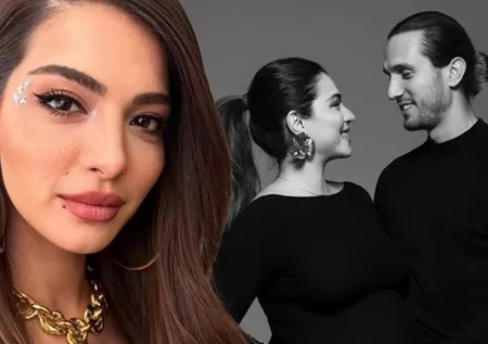 İlk kez anne olacak! Melisa Aslı Pamuk'tan karnı burnunda siyah-beyaz kareler...