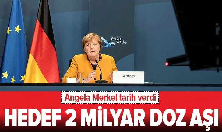 Merkel'den koronavirüs aşısı açıklaması