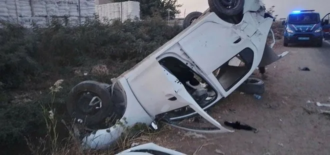 Şanlıurfa’da feci kaza: Şarampole devrildi 4 kişi yaralandı
