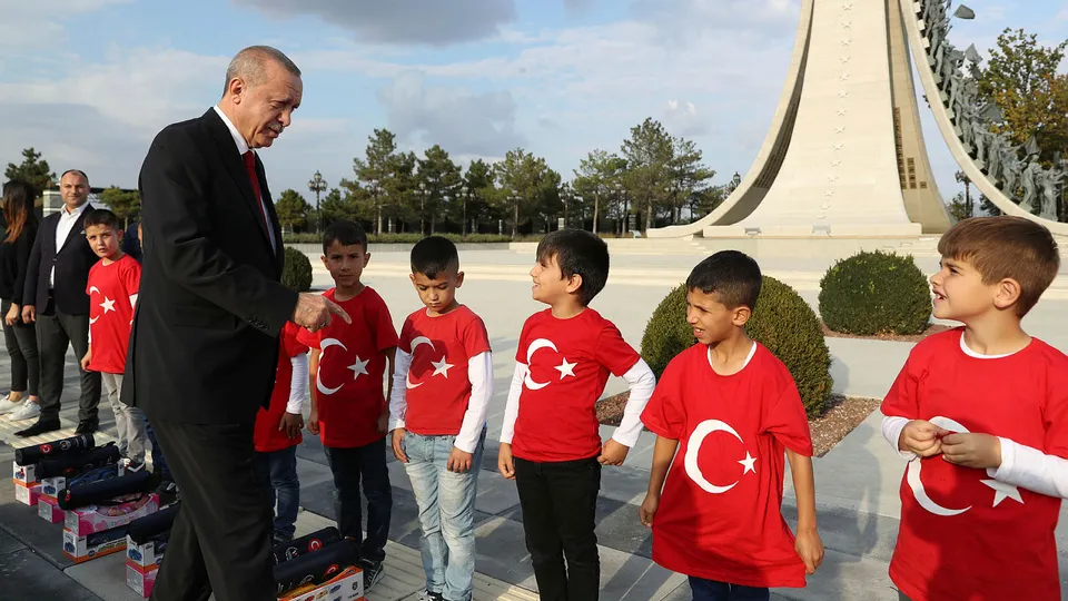 Başkan Erdoğan'ı Külliye yolunda böyle karşıladılar