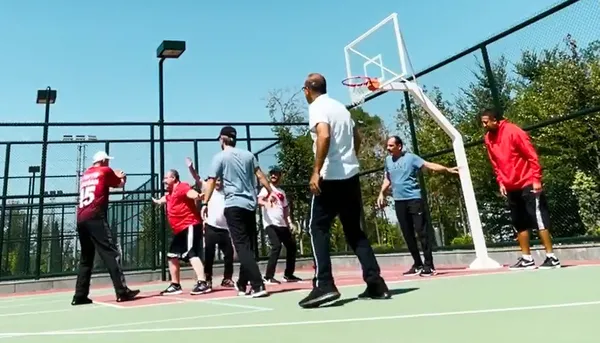Başkan Erdoğan'dan sağlık için spor mesajı! Başkan Erdoğan double-double yaptı - 1
