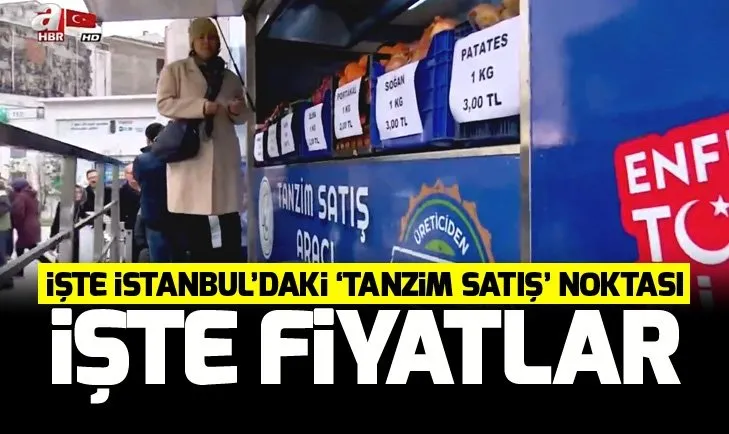 İşte İstanbul’daki ‘tanzim satış’ noktası