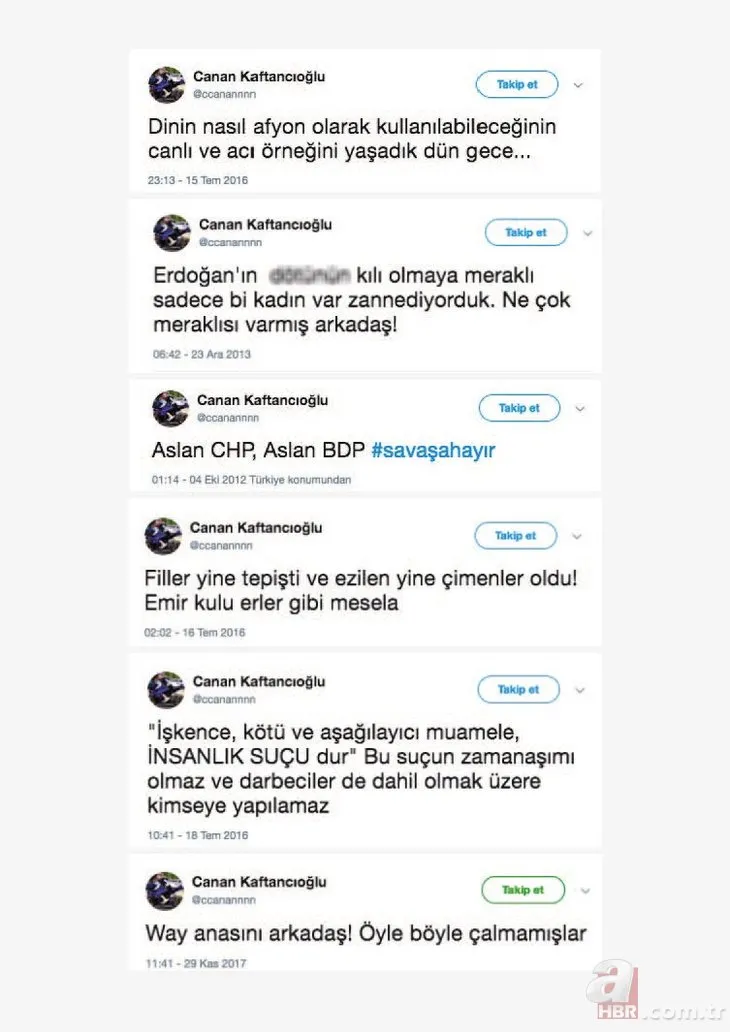 Canan KaftancÄ±oÄlu'na hapis cezasÄ± aldÄ±ran skandal tweetler