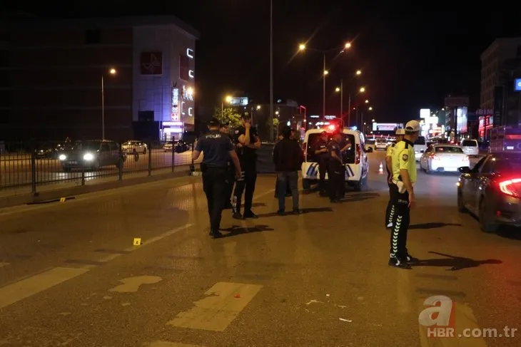 Metrelerce havaya uçarak yere düştü! Feci kaza kamerada!