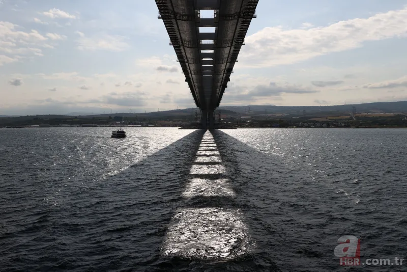 1915 Çanakkale Köprüsü için büyük gün: İlk adım atıldı! 318 metre yükseklikten görüntülendi 25