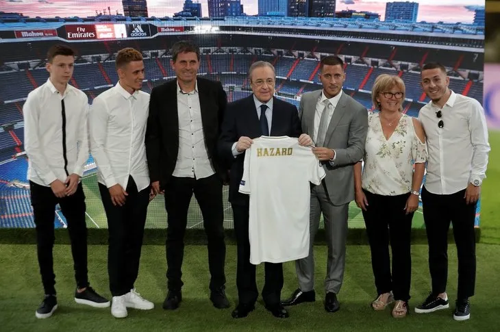 Real Madrid, en pahalı transferi Eden Hazard’ı tanıttı