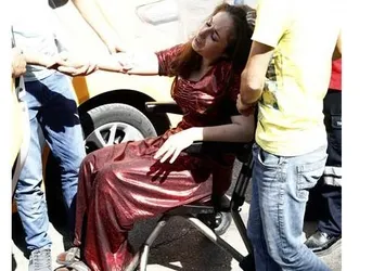 Taburcu edilen gelin, yeniden hastaneye kaldırıldı