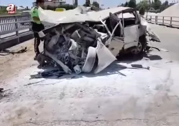 Van’da tır otomobile çarptı:4 yaralı