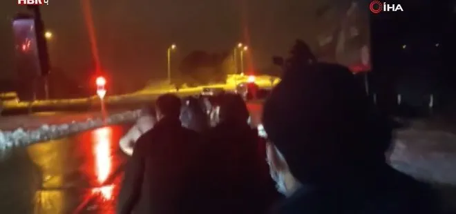 Son dakika: Arnavutköy’de İETT şoförü yolcuları otoyol kenarında indirdi! Vatandaşlar isyan etti