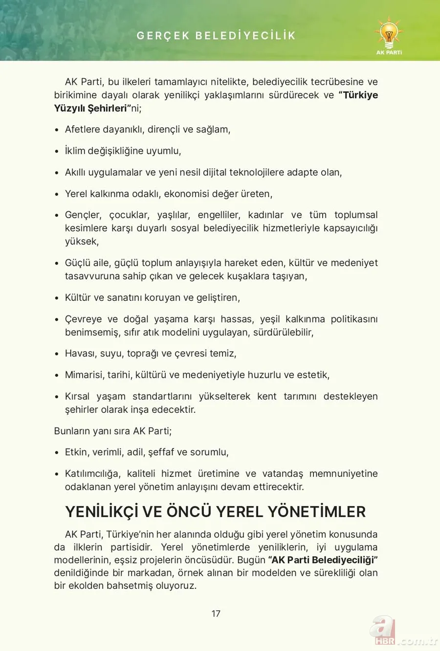İşte AK Parti'nin yerel seçim beyannamesi! 85 milyonu ilgilendiriyor: Gençlerden yaşlılara, aileden engelliye... 13
