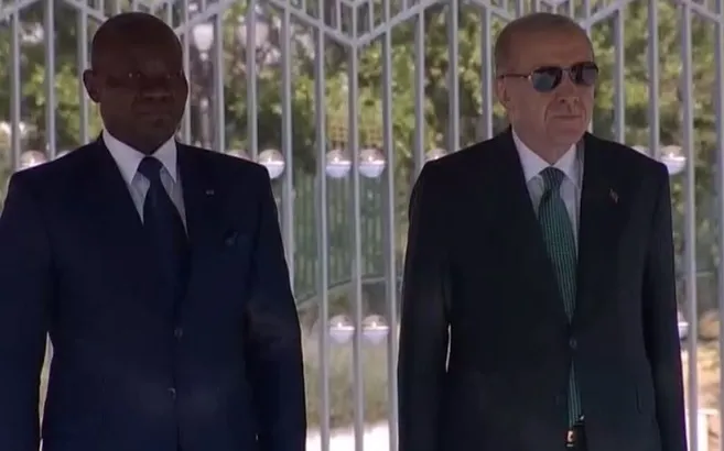 Gabon Cumhurbaşkanı Nguema Ankara’da!
