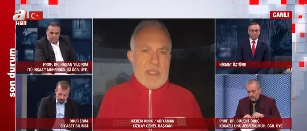 Türk Kızılay Genel Başkanı Kerem Kınık’tan deprem çadırı tartışmalarına yanıt