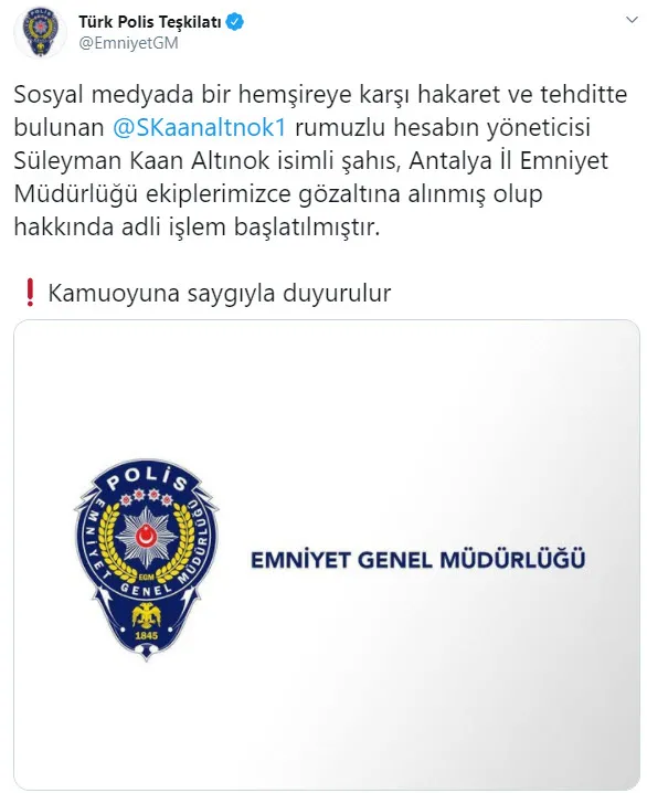 Büşra hemşireyi tehdit eden saldırgan gözaltına alındı - 1