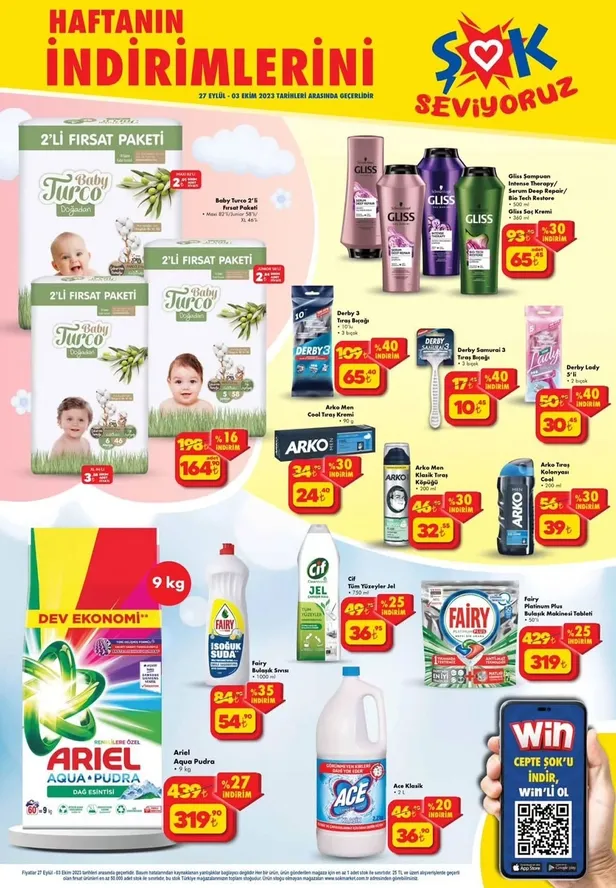 27 Eylül ŞOK aktüel ürünler kataloğu yayınladı! ŞOK’ta bu hafta 149 bin TL’ye 2+1 14 kişilik, 89 bin 900 TL’ye 8-10 kişilik, 16.900 TL’ye soba yer alıyor