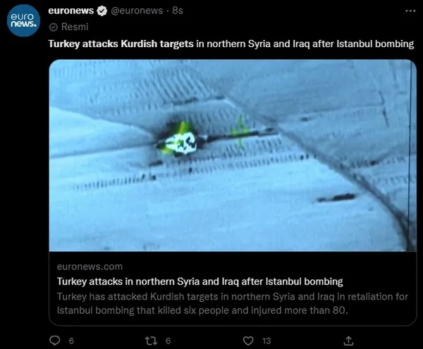 İşte terörün finansörü Batı’nın basını! PKK’yı görmezden gelip Pençe Kılıç’ı algı malzemesi yaptılar!