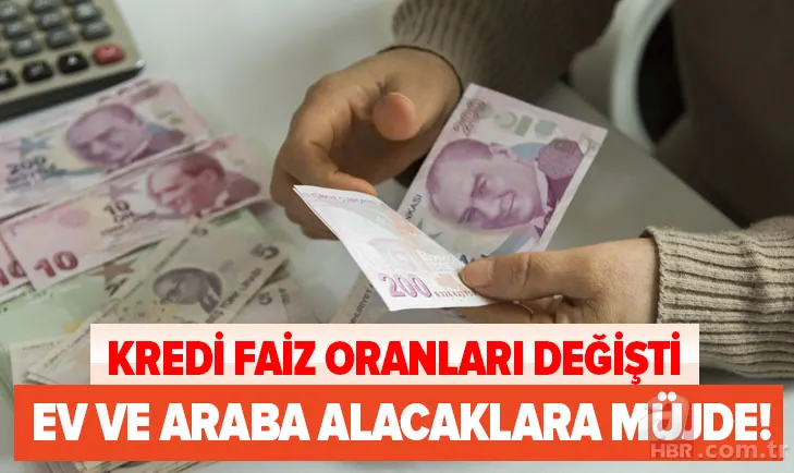Ev ve araba alacaklara müjde: Bankaların faiz oranları değişti! 24 Kasım taşıt ve konut kredisi faiz oranları ne kadar? 1