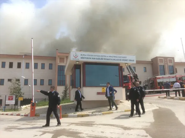 Yüksek İhtisas EA Dörtçelik Ruh Sağlığı ve Hastalıkları Hastanesi'nde yangın çıktı - 1