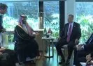 Başkan Erdoğan Prens Bin Selman ile görüştü
