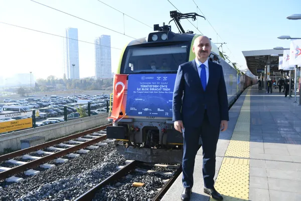 Çin Türkiye’nin ihracat trenini törenle karşıladı