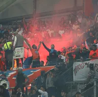 Marsilya - Konyaspor maçında olay