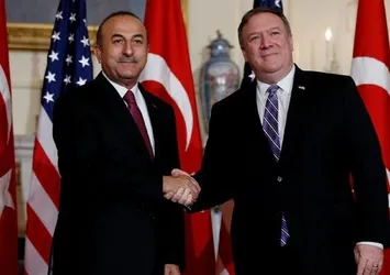 Dışişleri Bakanı Çavuşoğlu ve ABD'li mevkidaşı Pompeo ile bir araya geldi