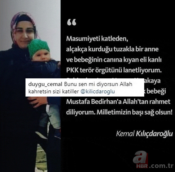 Kılıçdaroğlu’nun PKK katliamına gösterdiği tepki samimi bulunmadı
