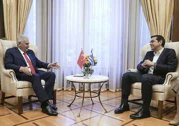 Başbakan Yıldırım Çipras ile görüştü