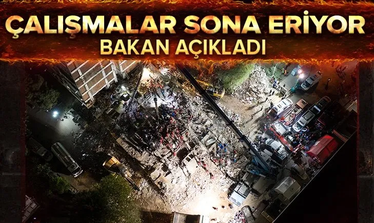 Son dakika... İzmir’deki arama kurtarma faaliyetleri sona eriyor