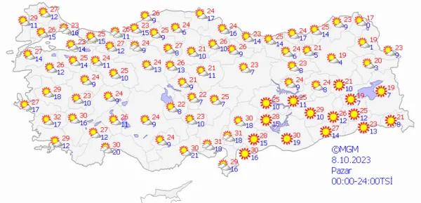 1696577008316.png Kış yavaş yavaş geliyor! Sıcaklıklar düşecek sağanak yağış yolda! Meteoroloji gün vererek uyardı... - 8