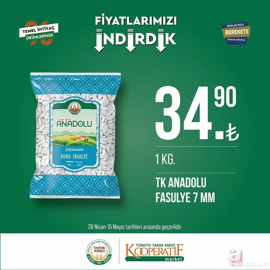TARIM KREDİ MARKETlerinde indirimsiz ürün kalmadı! Ucuzluk başladı! Sucuk, Tereyağı, peynir, et, şeker, çay, tuvalet kağıdı... 19