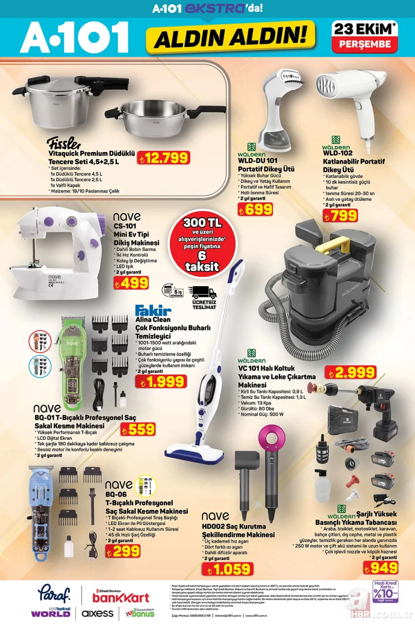 23 Ekim A101 aktüel kataloğu satışta: Yaz kış kamp yapanlara fırsat ürünler A101’de! Portatif ocak ve termos 999 TL 14