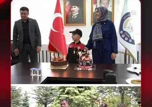 ŞEHİT ÇOCUĞUNA UNUTULMAZ SÜRPRİZ