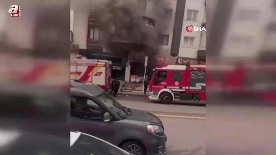Ankara’da televizyon tamirhanesinde yangın çıktı