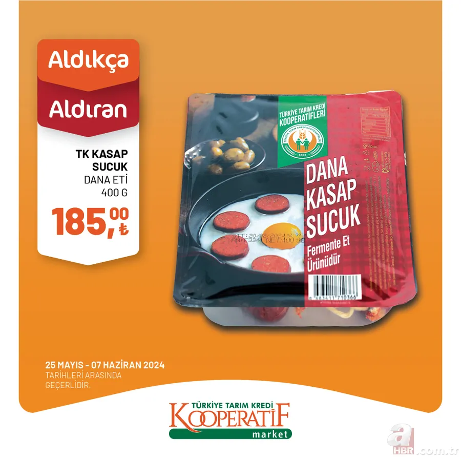 Tarım Kredi Market 1 Haziran indirim kataloğu yayınlandı! TK’da bu hafta 1KG Tarsüt Tereyağı 1KG 265,00 TL, 1 KG Tarsüt Tost Peyniri 175,00 TL, TK Süt 20,00 TL… 17