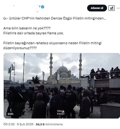 chpden-istanbulda-filistin-bayraksiz-filistin-mitingi-tepki-yagdi-sahterkarlik-1739117759576.jpg X üzerinden CHP'nin Filistin mitingine yapılan yorumlar | Ekran görüntüsü- ahaber.com.tr