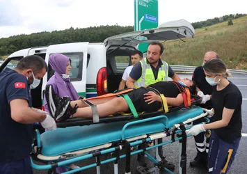 Kuzey Marmara Otoyolu'nda feci kaza!