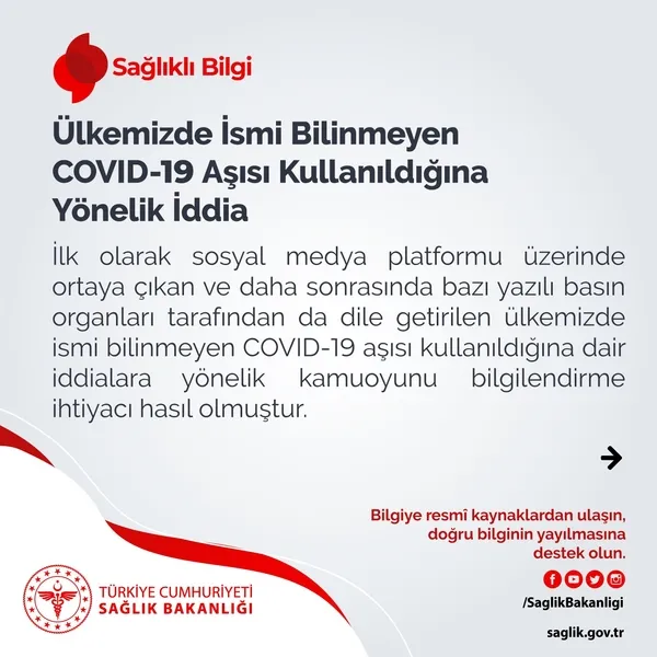 Son dakika: Sağlık Bakanlığından "ismi bilinmeyen Covid-19 aşısı" iddialarına jet yanıt - 4