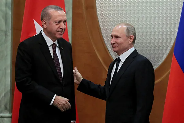 Başkan Erdoğan ile Rus lider Putin görüştü