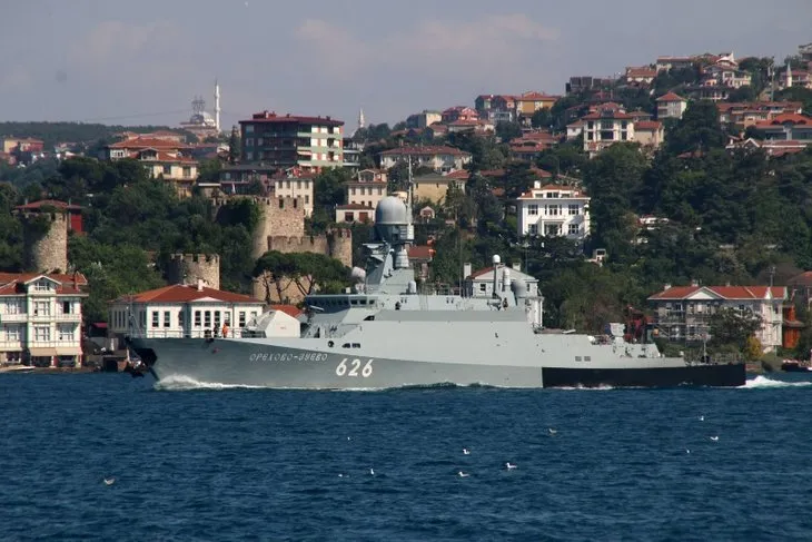 ABD savaş gemisi “USS Porter” İstanbul Boğazı’ndan geçti! Dikkat çeken mesaj