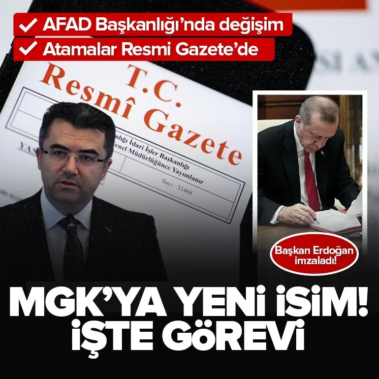 Atamalar Resmi Gazete’de