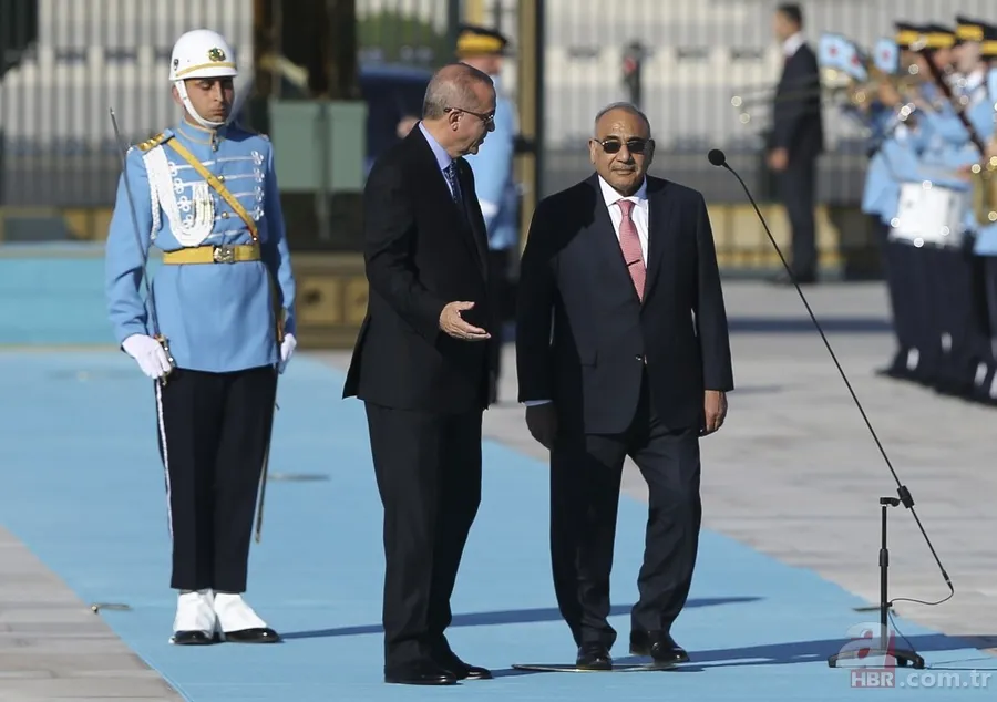 Başkan Erdoğan, Irak Başbakanı Abdulmehdi'yi resmi törenle karşıladı 12