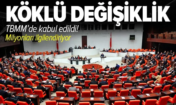 Son dakika: İcra ve İflas Kanununda köklü değişiklik! TBMM'de kabul edildi