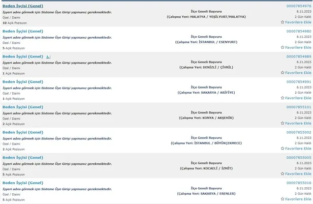 KPSS puan şartı aranmıyor! Türkiye geneli ilkokul mezunu 31 bin personel alımı başları! Başvuru şartları ve ekranı…