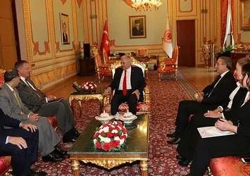 TBMM Başkanı Binali Yıldırım'ın kabulü