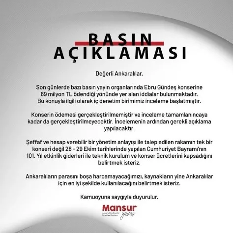 CHP’de 69 milyon TL’lik konser krizi! Özel’den Mansur Yavaş’a sert tepki