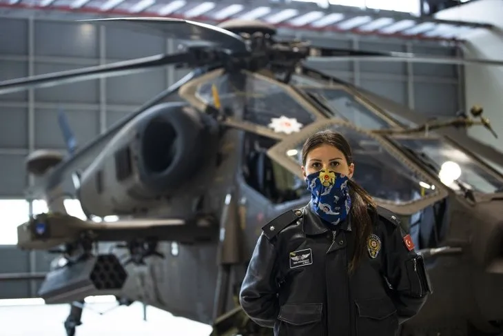 Komiser Yardımcısı Özge Karabulut Türkiye’nin ilk kadın taarruz helikopter pilotu oldu