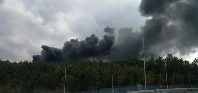 İstanbul’da askeri bölgede korkutan yangın