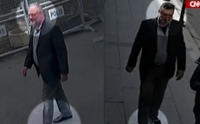 Cemal Kaşıkçı’nın kıyafetini giyen kişi böyle görüntülendi