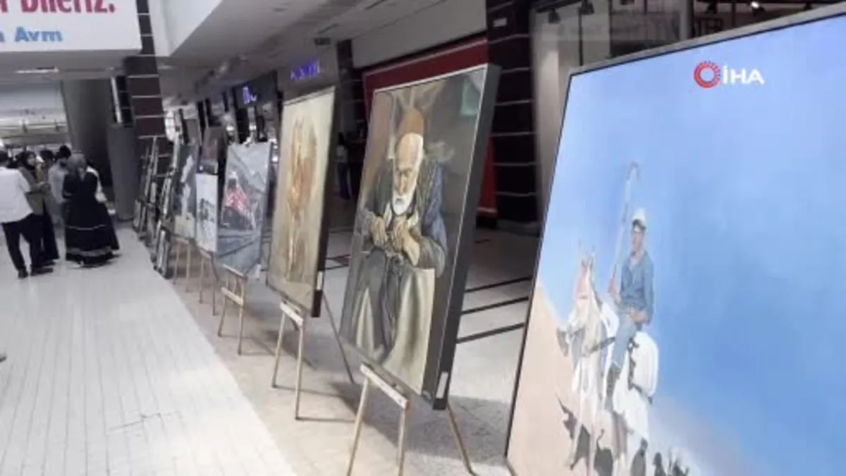 Bitlis Tatvan’da “resim sergisi” açıldı