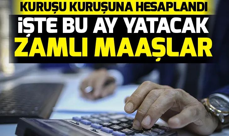 İşte SSK ve Bağkur emeklileri zamlı maaşları: Memur emeklisine 2.379 lira! SSK emeklisine 1.818 lira